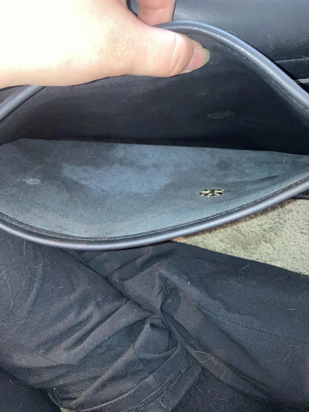 Coach Black Leather Briefcase Bag